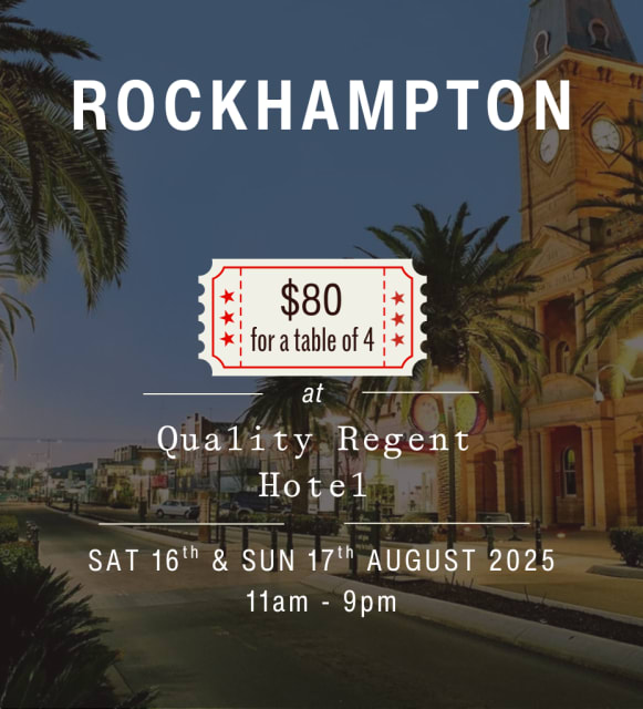 Rockhampton Wine Tasting - Regent Hotel - 16th & 17th August