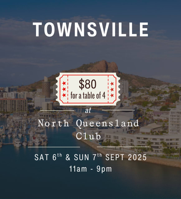 Townsville Wine Tasting - North QLD Club - September 6th & 7th September 2025