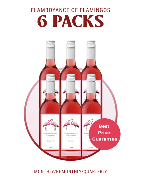 6 Bottles of Flamboyance of Flamingos - Delivered every 1, 2 or 3 Months