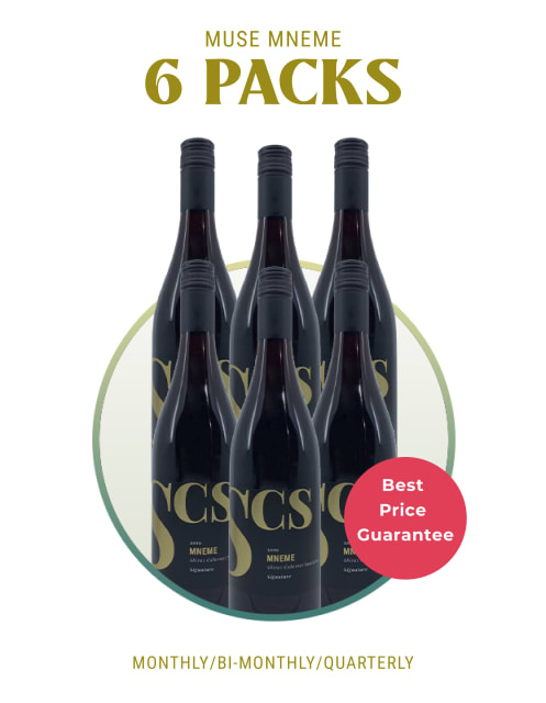 6 Bottles of Muse Mneme Shiraz Cabernet - Delivered every 1, 2 or 3 Months