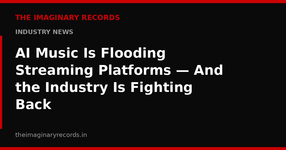 AI Music Is Flooding Streaming Platforms — And the Industry Is Fighting Back