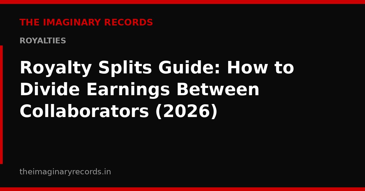 Royalty Splits Guide: How to Divide Earnings Between Collaborators (2026)
