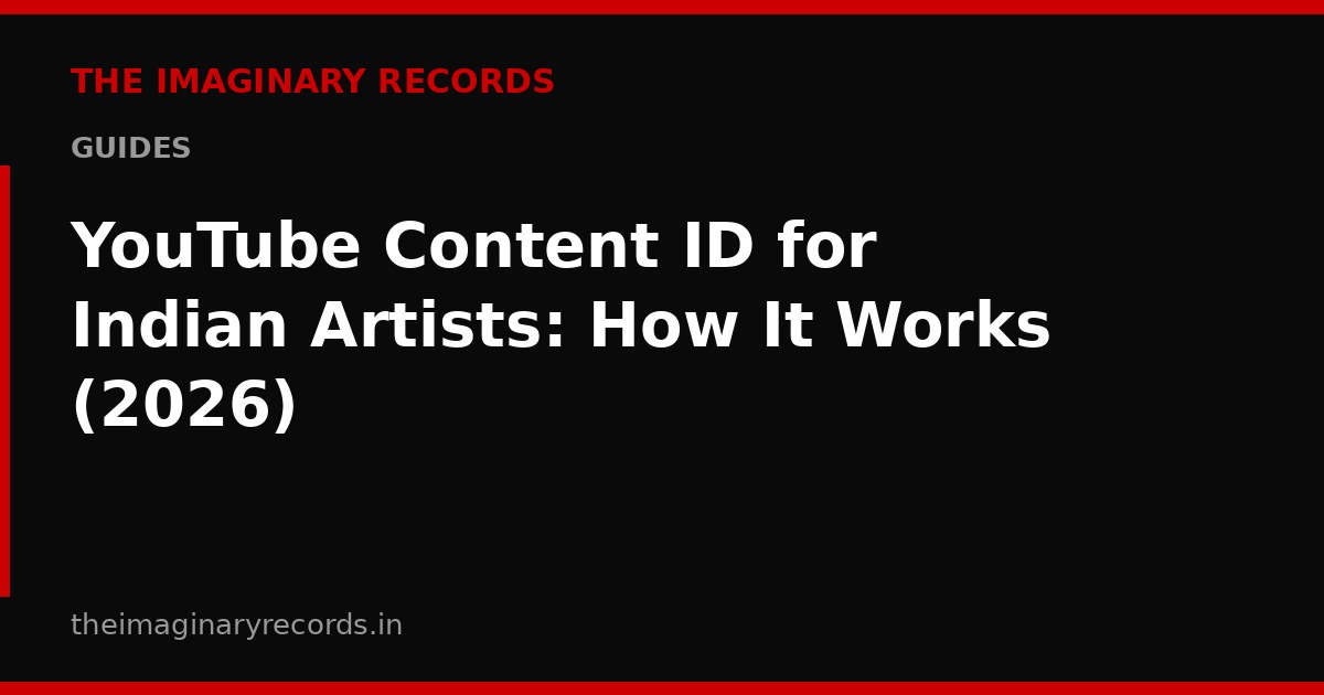 YouTube Content ID for Indian Artists: How It Works (2026)