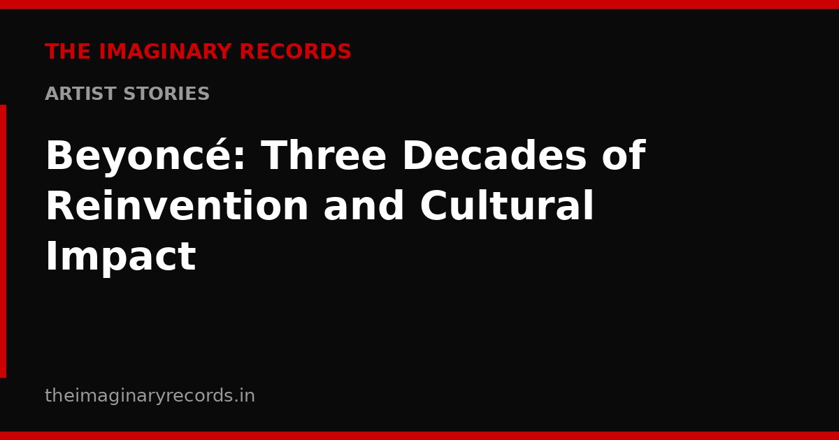 Beyoncé: Three Decades of Reinvention and Cultural Impact