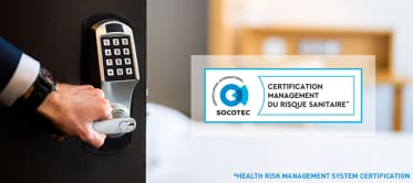 Certification SOCOTEC B&B HOTELS Certification SOCOTEC B&B HOTELS mesures sanitaires