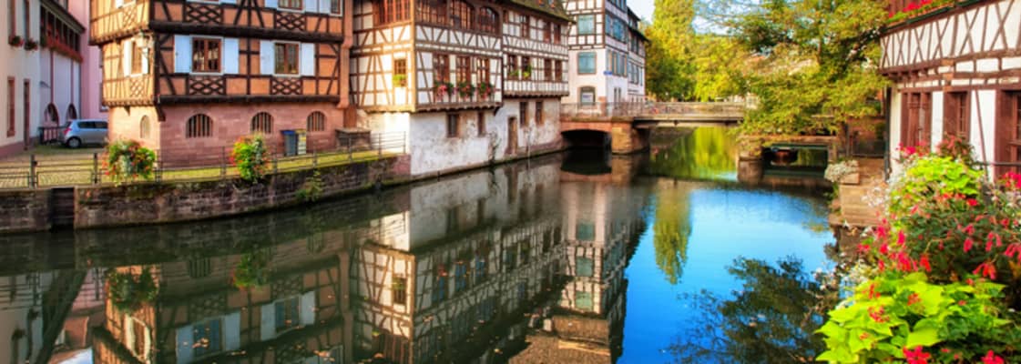 The city center of Strasbourg