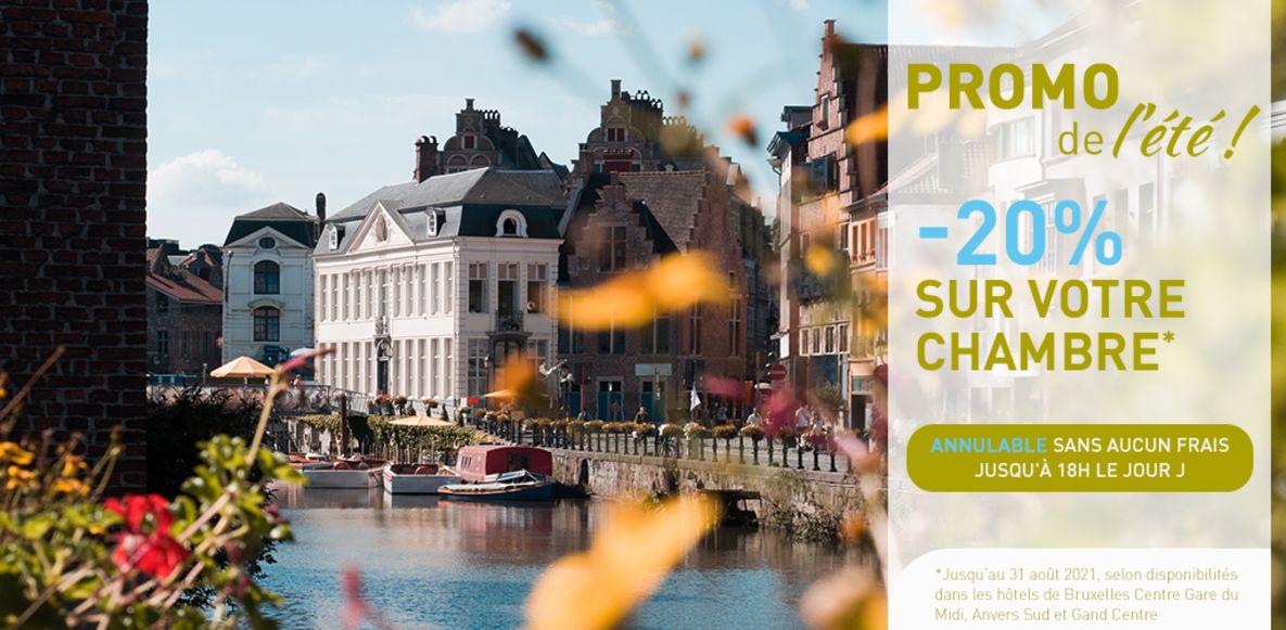 jukbeen ga winkelen Graden Celsius Zomerpromo: 20% korting op uw verblijf in België! | B&B Hotels