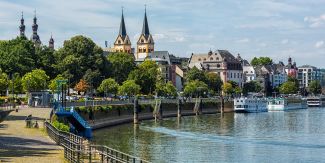Rhine promenade Rhine promenade