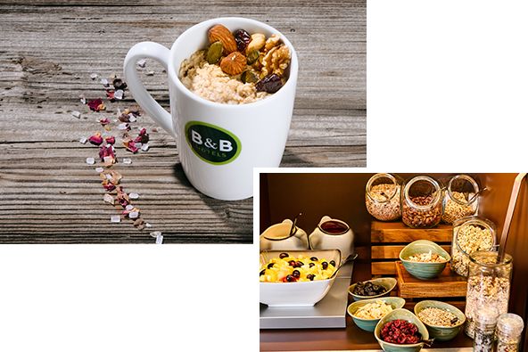 Porridge Website_Visual_Frühstück_Porridge ohne Beschilderung_592x395|B&B HOTELS