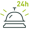 Reception disponibile 24h