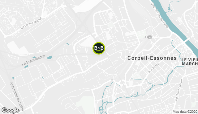 Das günstige B&B-Hotel in Corbeil-Essonnes, nahe der A6