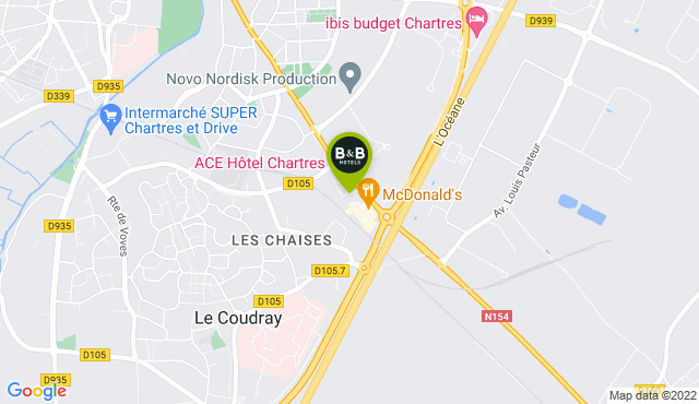 B B Hotel Chartres Le Coudray 2 Star Hotel Near A11 Motorway