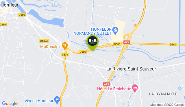 B&B Hôtel à Honfleur, hôtel proche centre avec parking gratuit