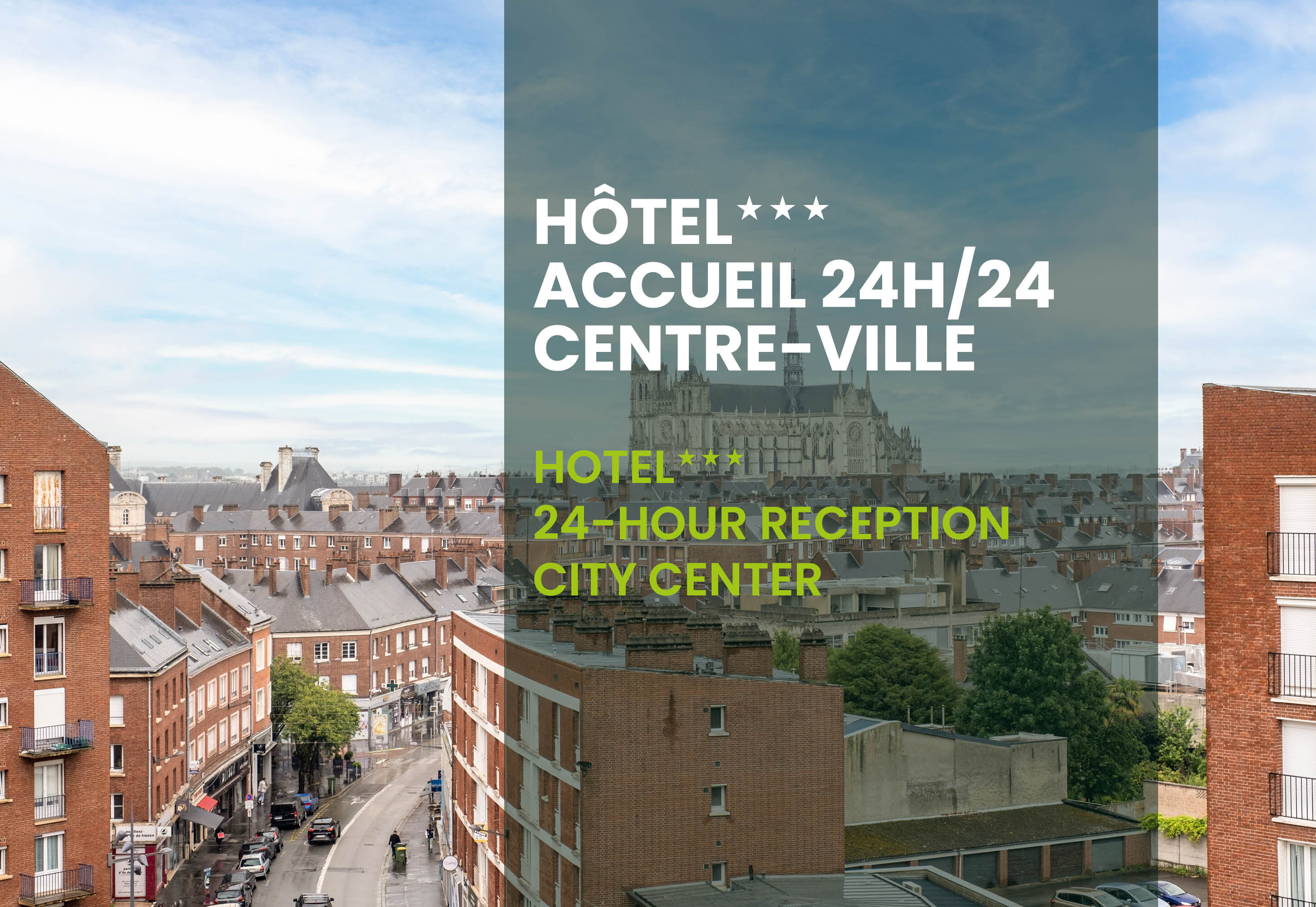 B&B HOTEL Amiens Centre Cathédrale 3 étoiles