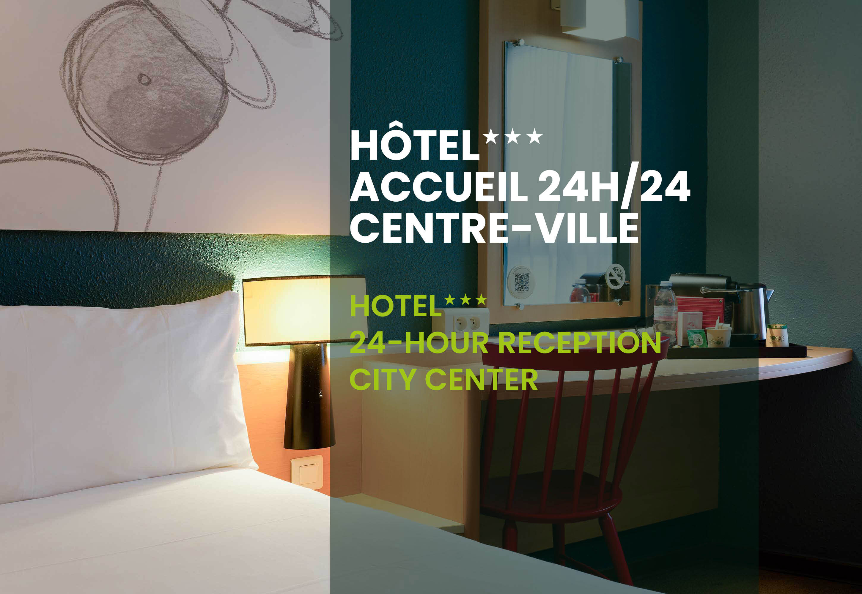 B&B HOTEL Reims Centre Erlon 3 étoiles