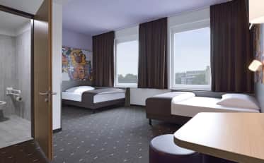 Hotel Köln-Ehrenfeld Zimmer für 1 bis 2 Personen Barrierefrei