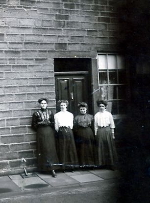 Four unidentified Eastwood women