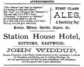 An advert from the Todmorden Almanac, late 1880s