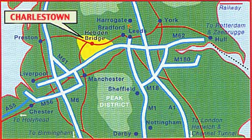 Location of Charlestown