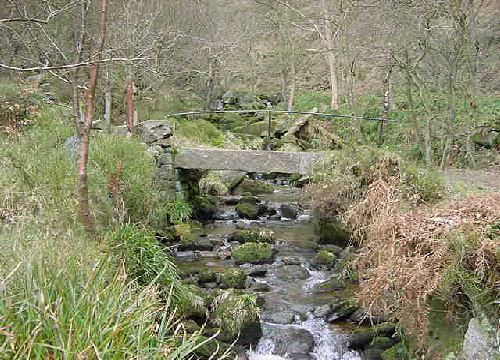 The bridge at Staups Clough 2003