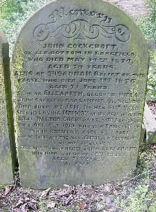 John Cockcroft, Lee Bottom, died 1874