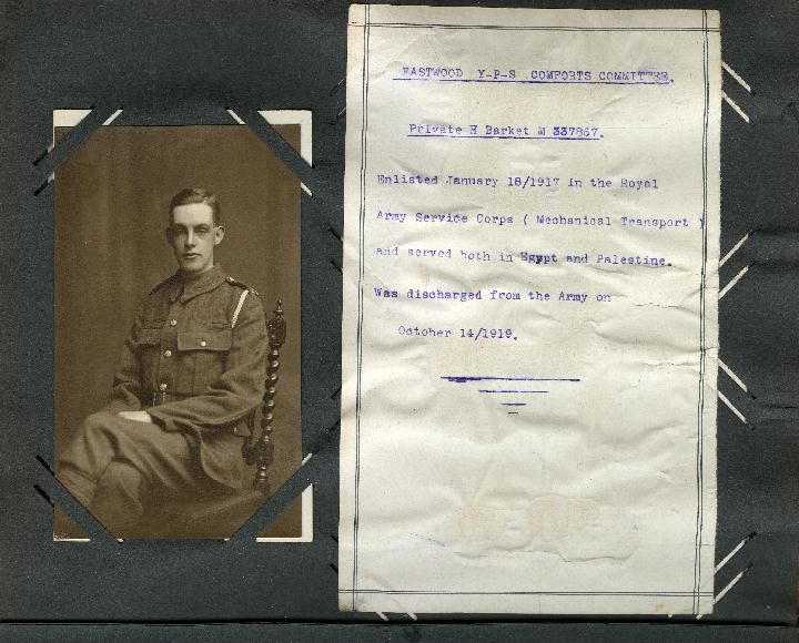 Private H Barker