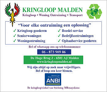 Kringloop Malden / Stichting Mbenyokono