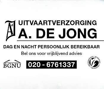 Uitvaartverzorging A. de Jong