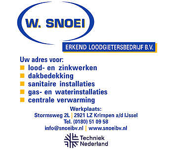 Erkend loodgietersbedrijf W Snoei