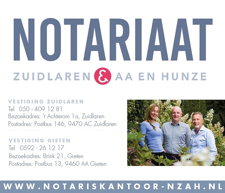 Notariaat Zuidlaren & Aa en Hunze