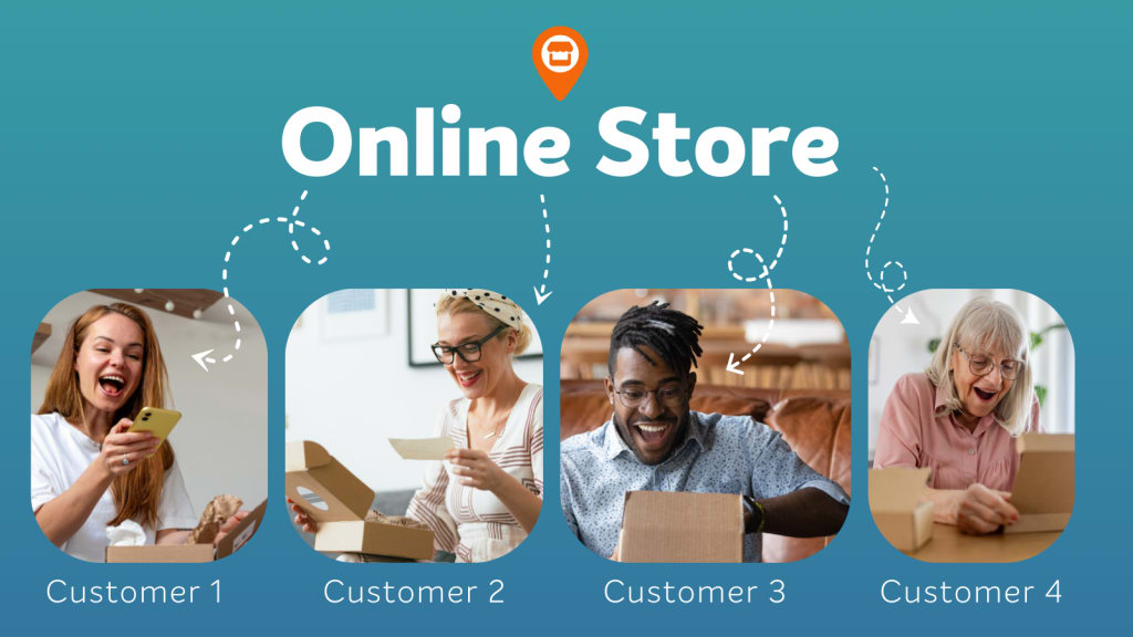 Online Store Multi-Store Graphic 