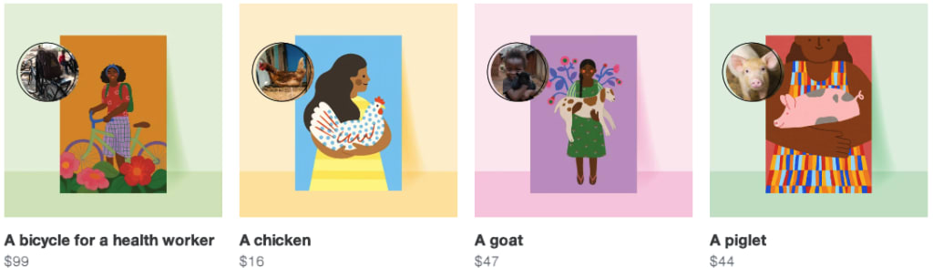 List of Care Australia Gift Cards with prices