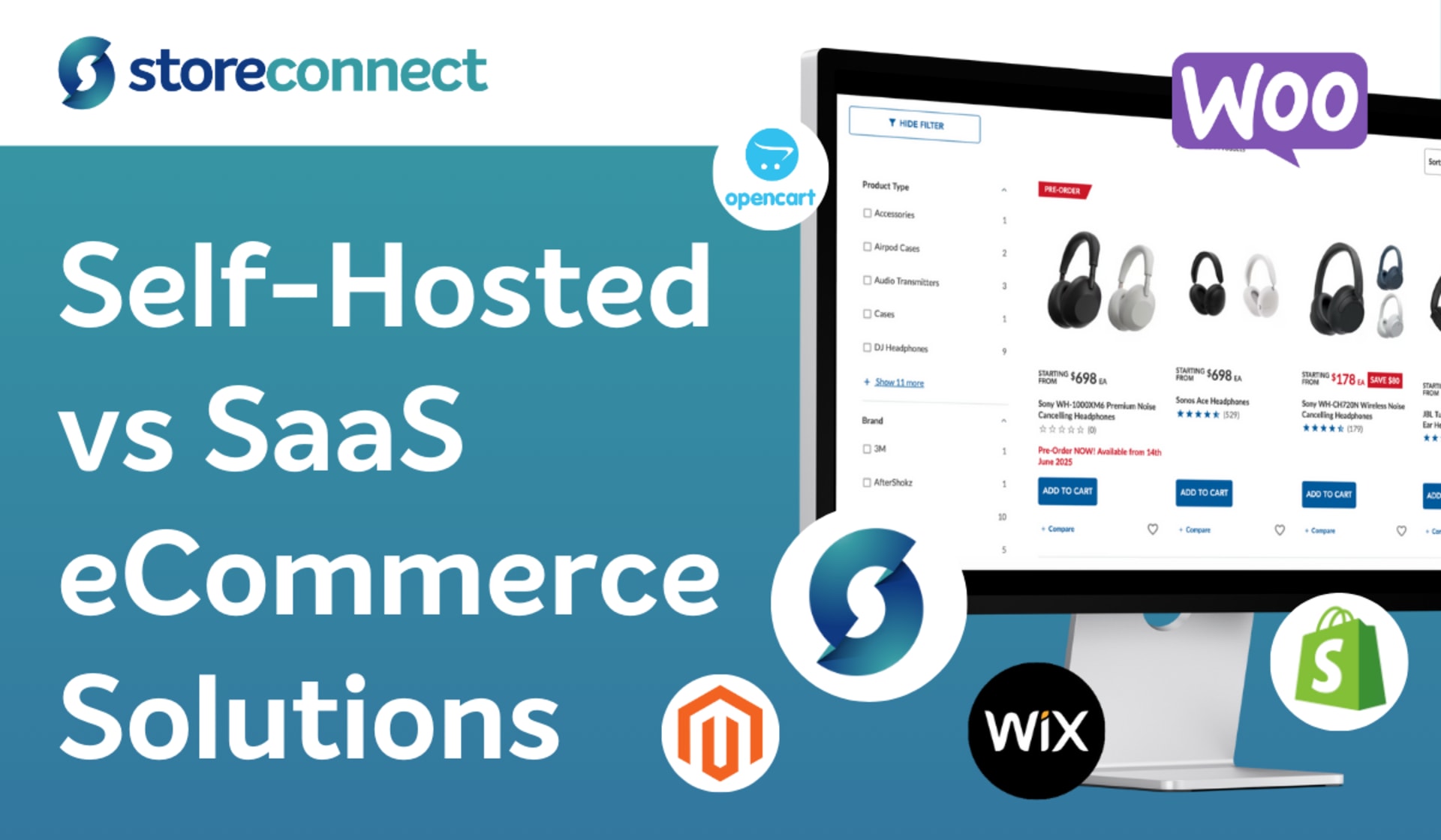 Self-Hosted
vs SaaS eCommerce
Platforms