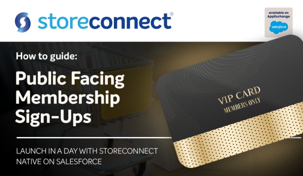 Public Facing Membership Sign-up flow