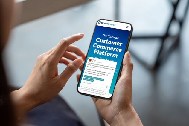 Hand over phone with storeconnect ai chatbot