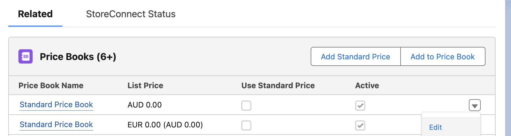 StoreConnect Shipping Product Points Configuration