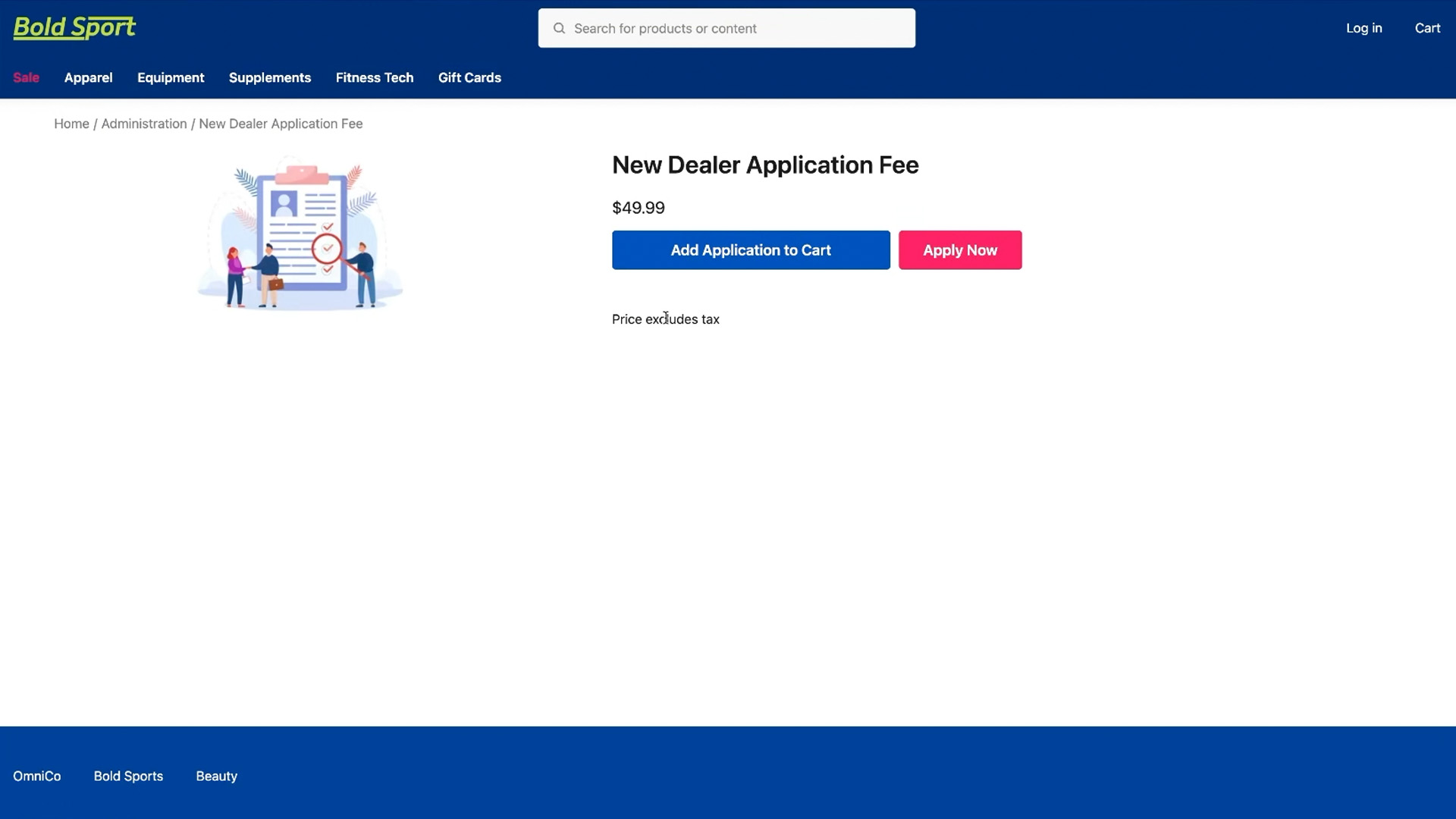Image of Product on the site