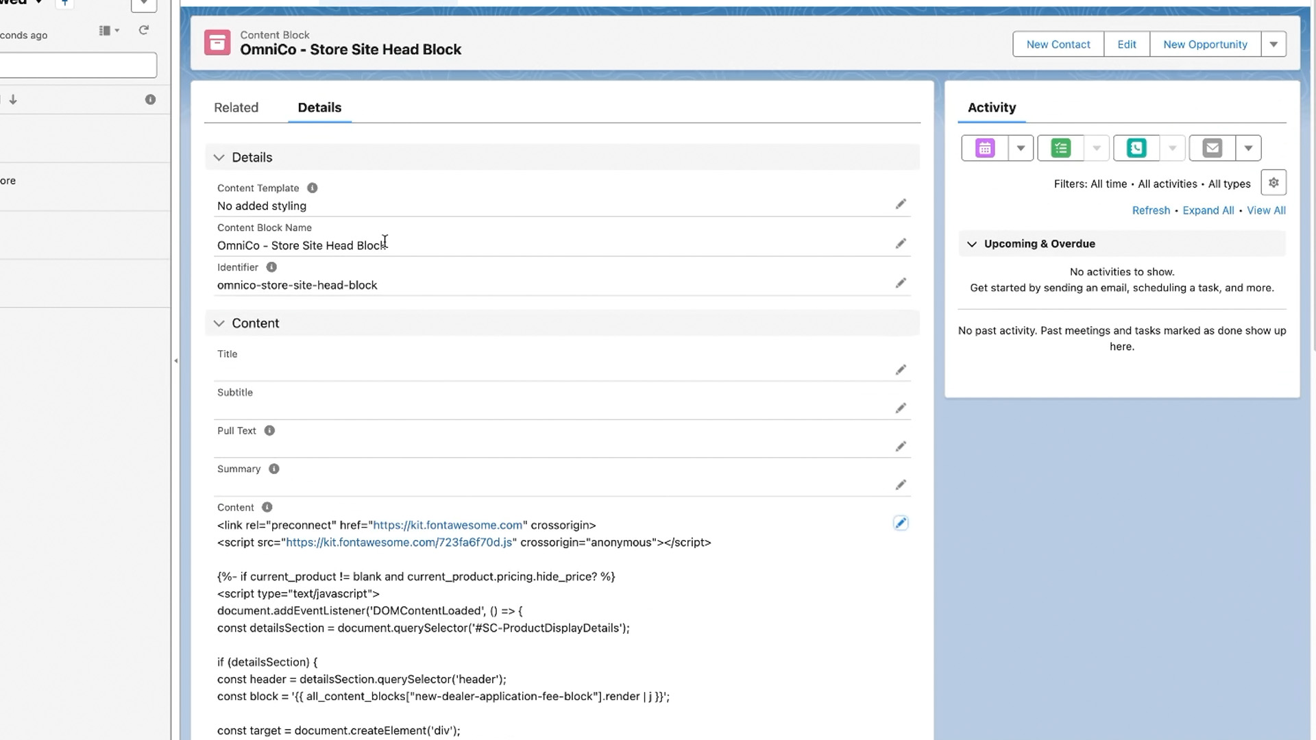 Image of the Site Head Contentblock
