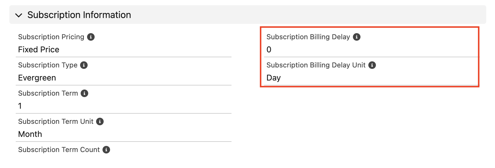 StoreConnect Subscription Products Configuration