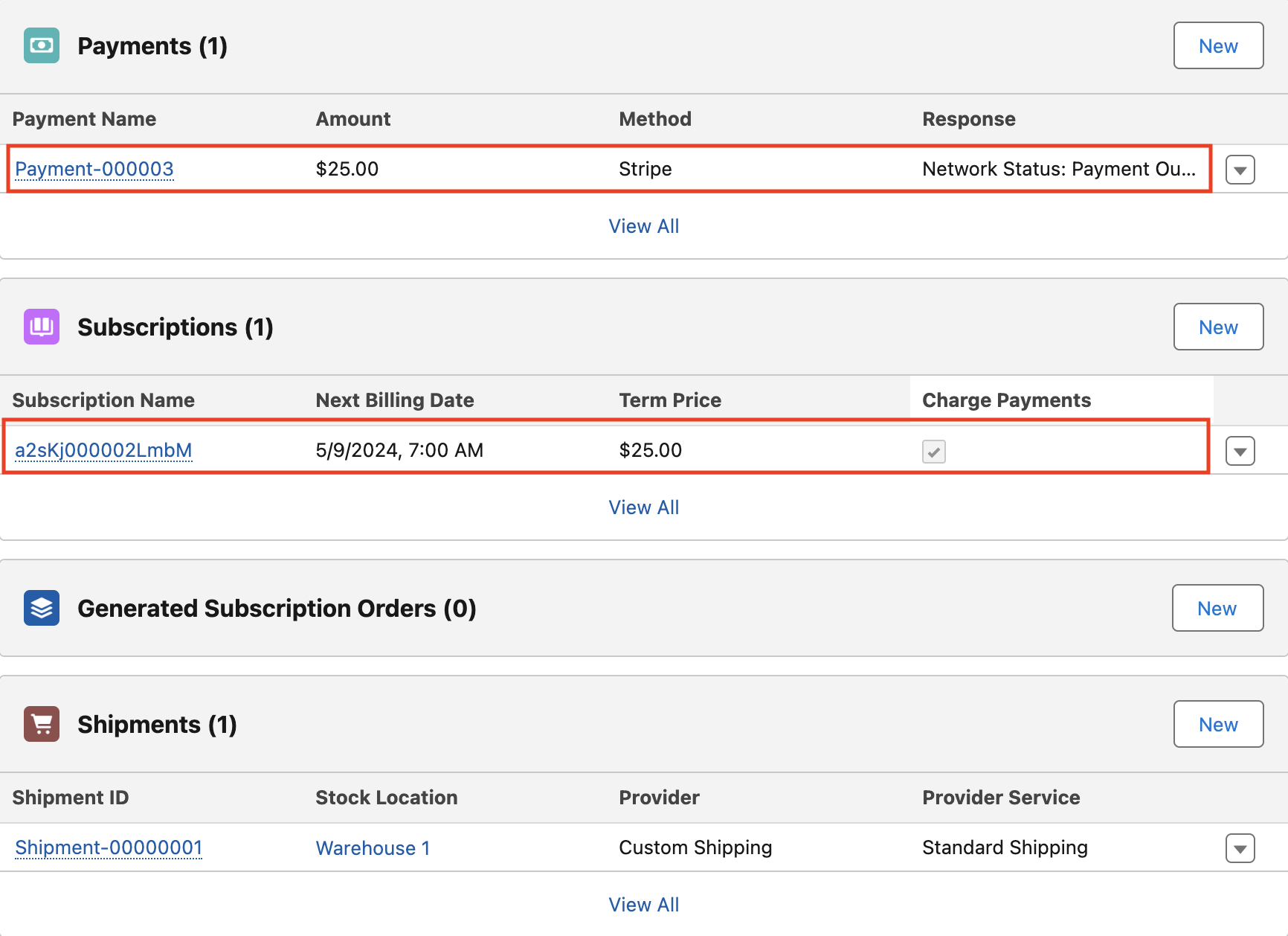 Salesforce Subscription