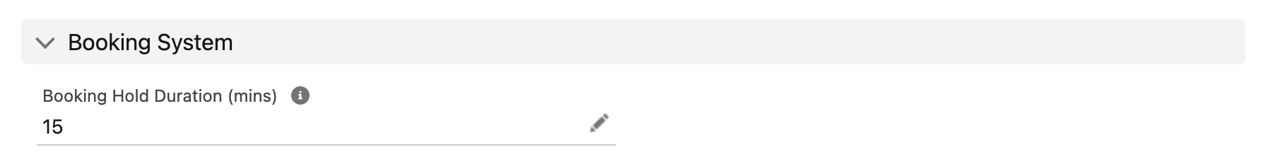StoreConnect Product Booking Configuration