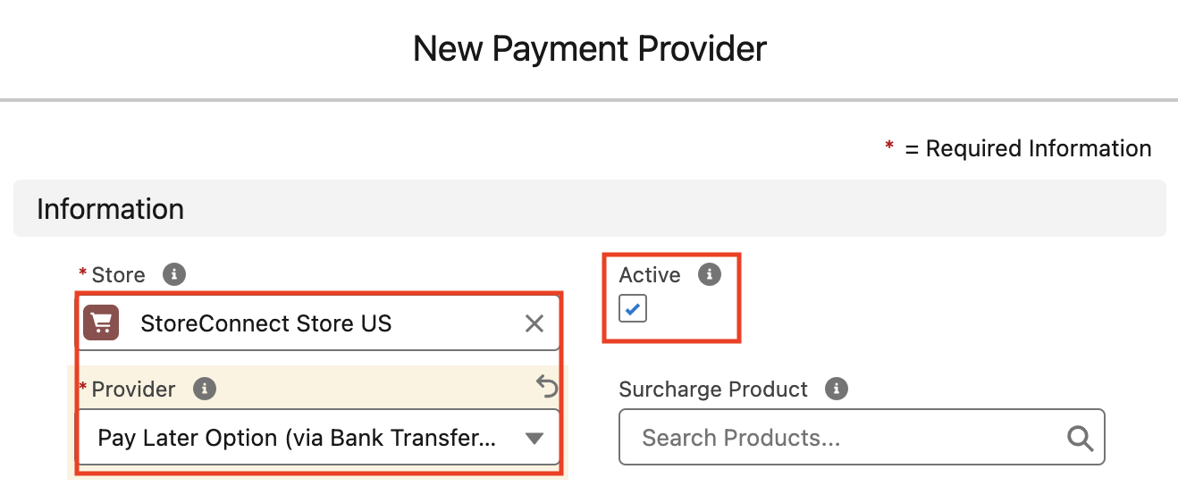 StoreConnect Add Payment