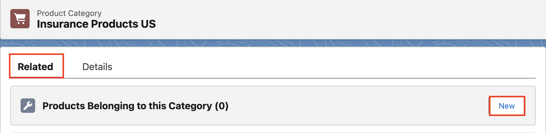 StoreConnect Product Category Related List