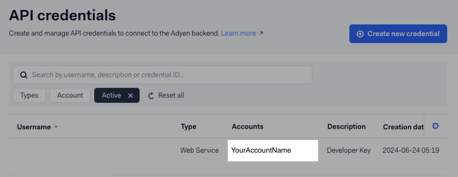 Adyen payment provider config