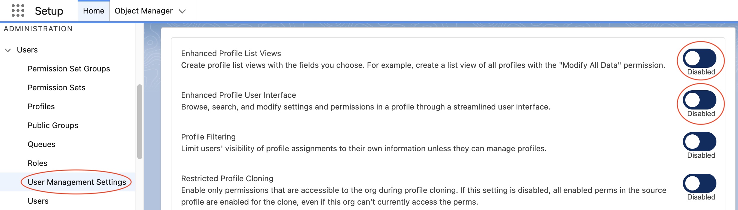 choose the record types