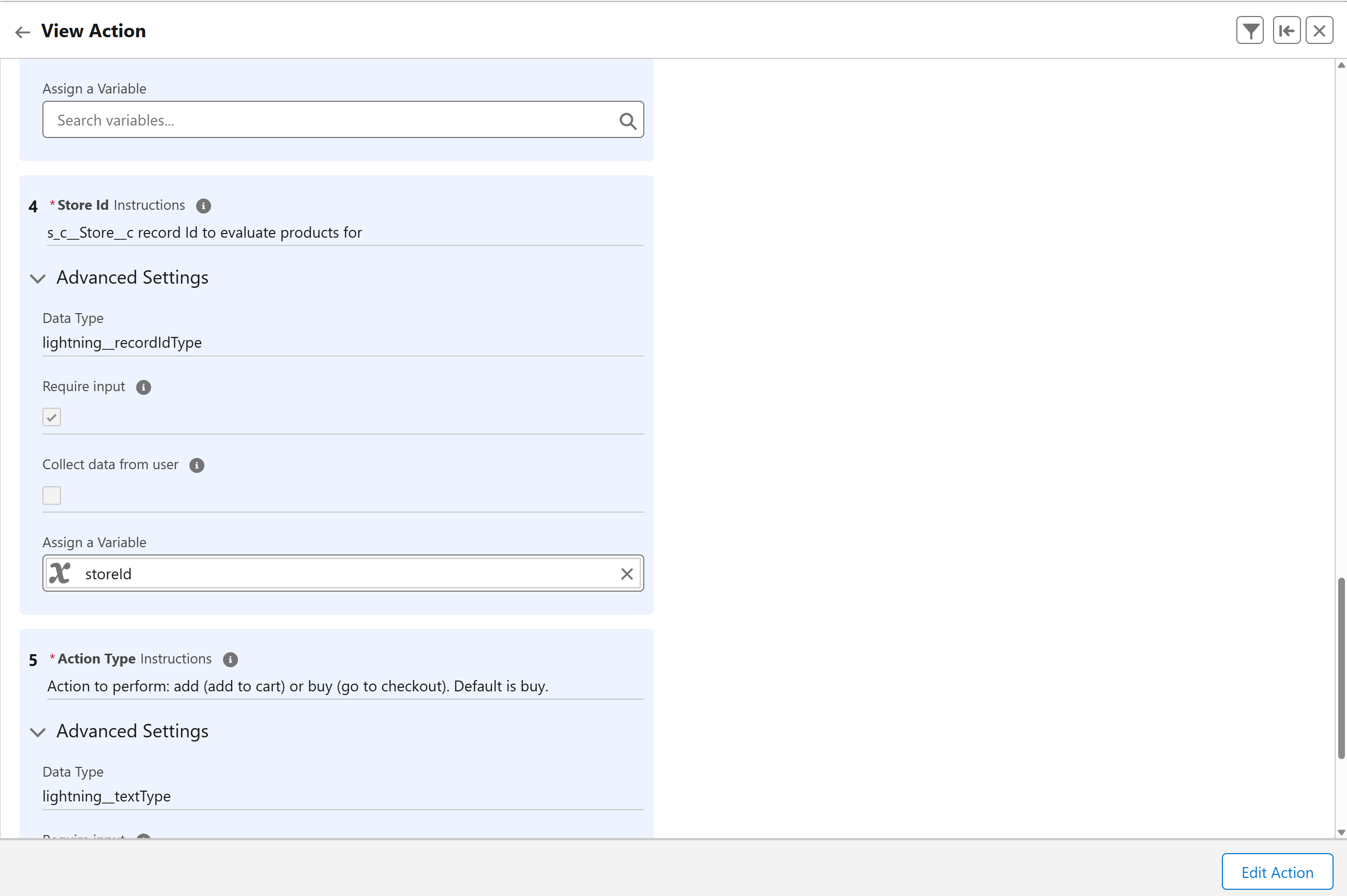Add variable for store ID in Agent setup