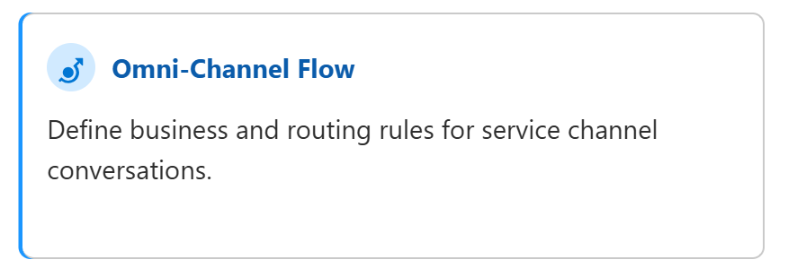 OmniChannel Flow type