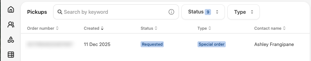 Requested special order item