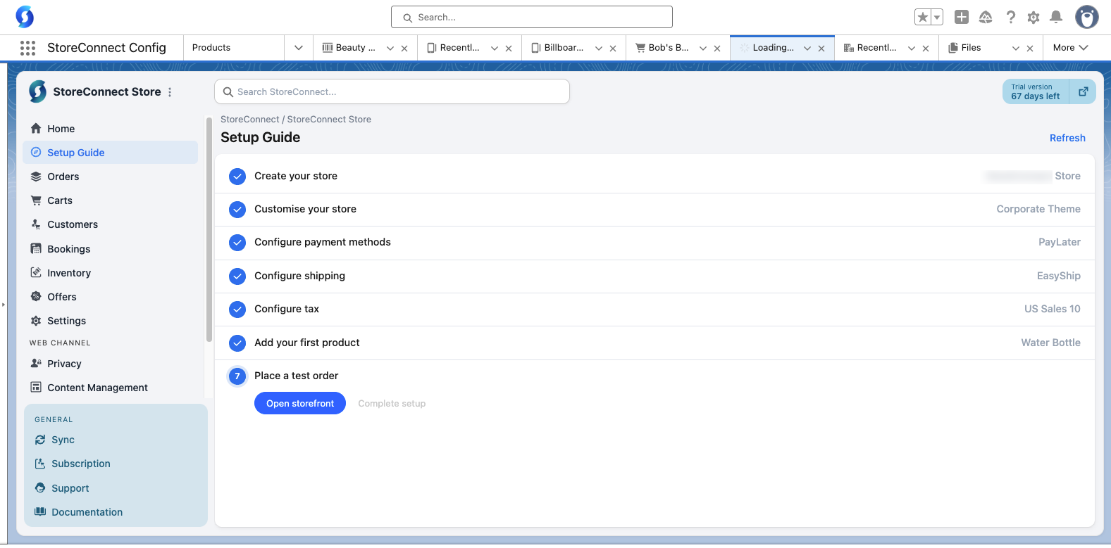 StoreConnect Console Setup Guide