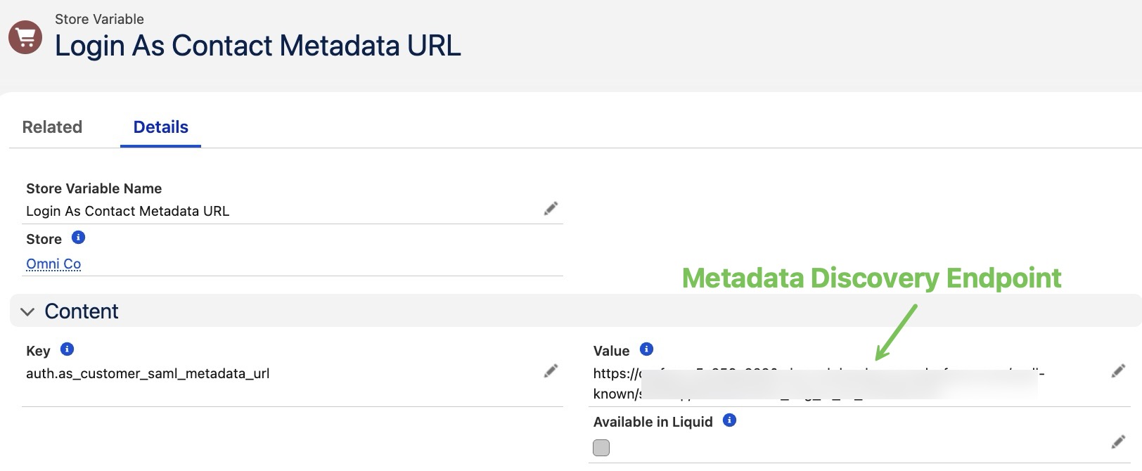 Metadata Discovery Endpoint